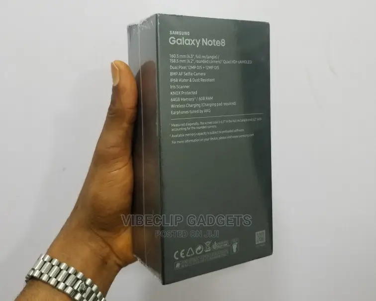 New Samsung Galaxy Note 8 64 GB Black