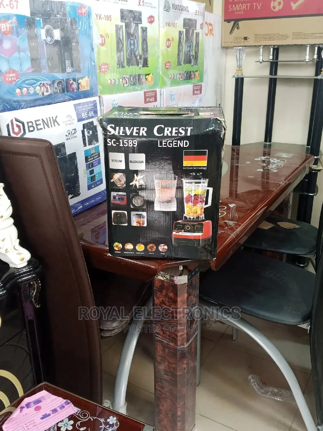 Heavy Duty Silver Crest (Sc-1589)5000w Multifunction Blender
