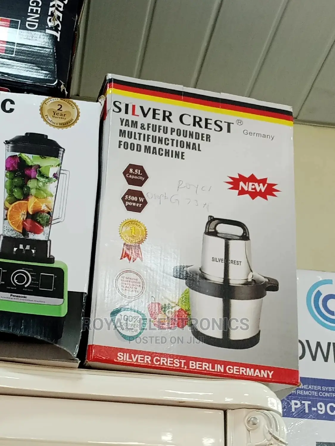 Brand New Silver Crest(5500W) 8.5L Yam and Fufu Pounder