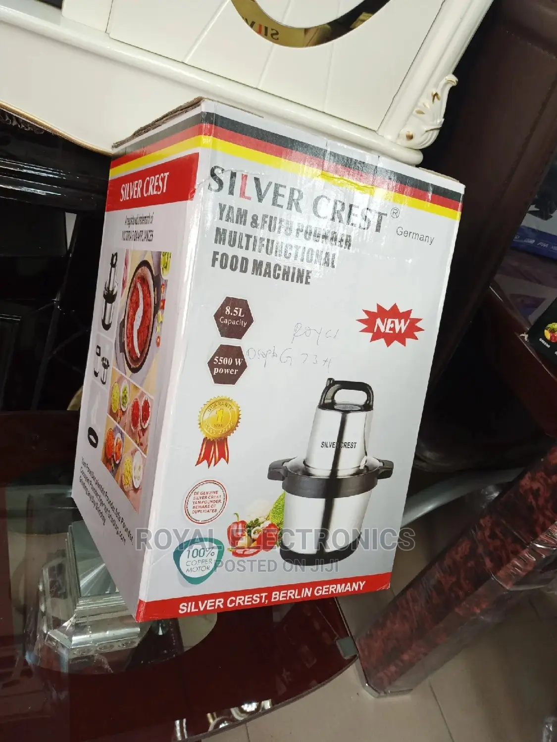Latest Silver Crest(5500W) 8.5L Yam and Fufu Pounder Machine