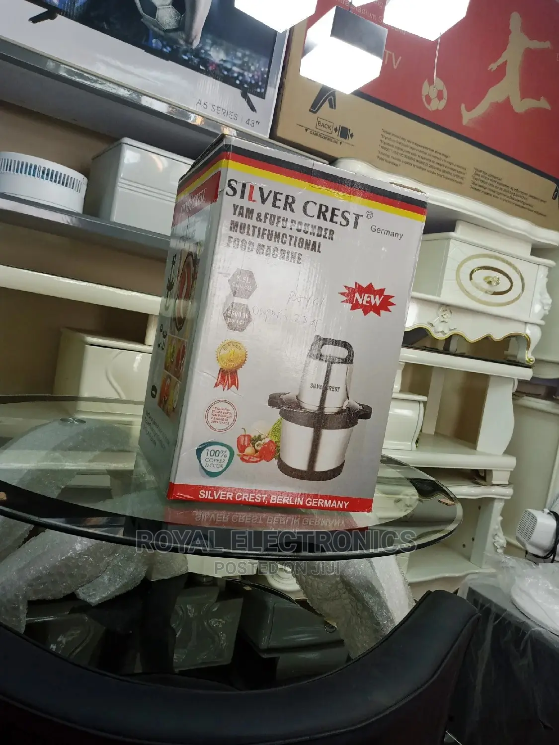 Better Choice Silver Crest(5500W) 8.5L Yam and Fufu Pounder