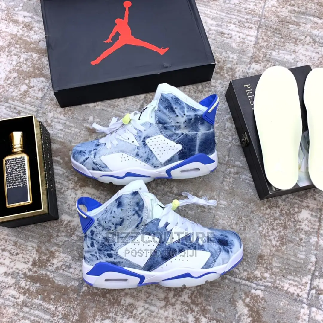 Original AIR JORDAN GS 6 Acid Wash Denim Available in Store