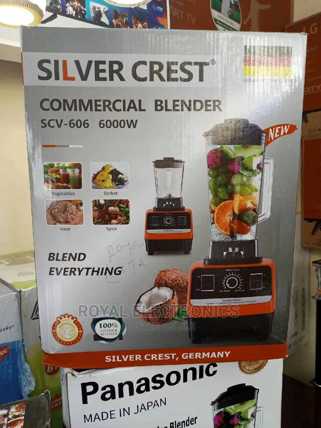 Brand New Silver Crest 6000W Commerical Blender
