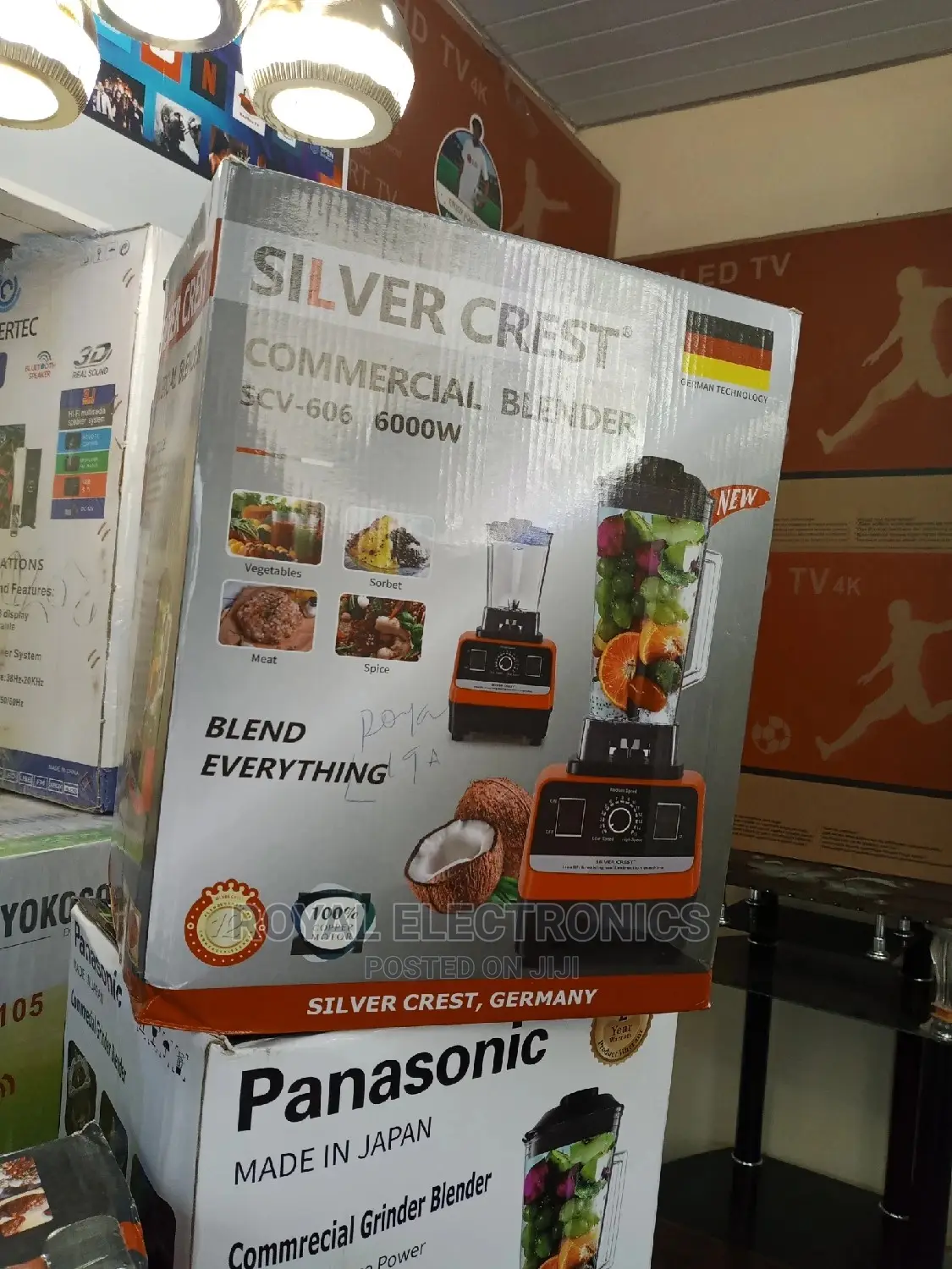 Very New Silver Crest 6000W Commerical Blender
