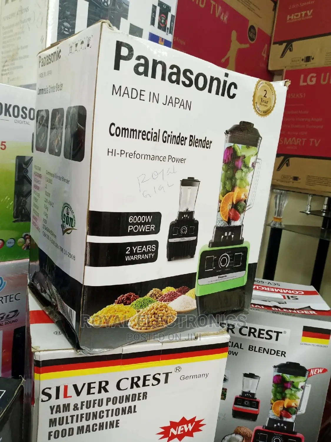 Very New Panasonic 6000W Commerical Grinder and Blender
