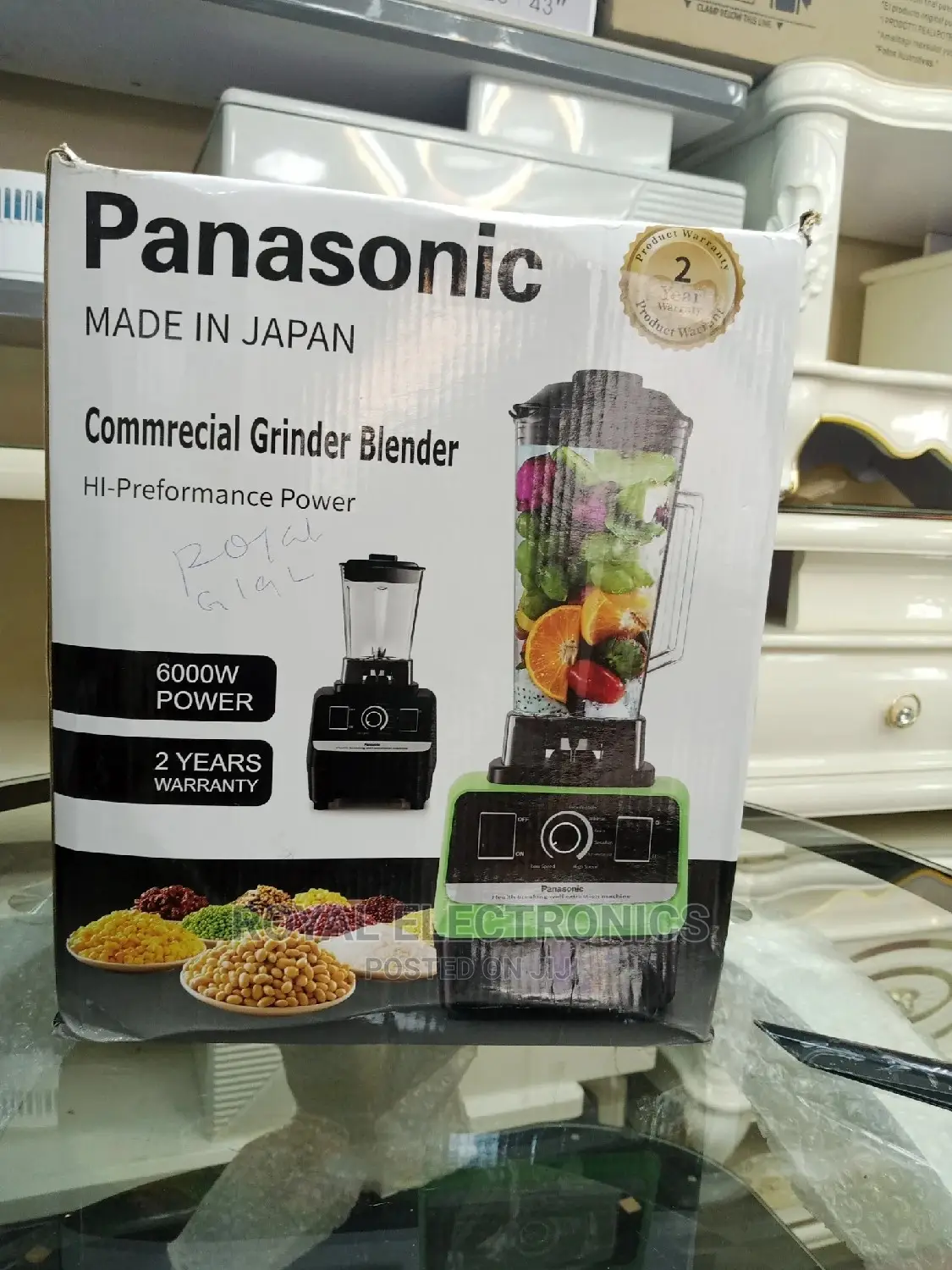 Outstanding Panasonic 6000W Commerical Grinder and Blender