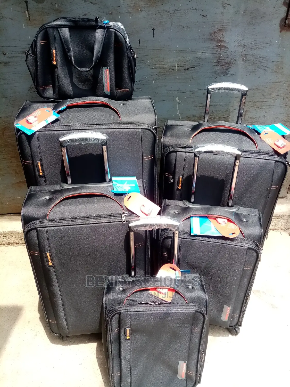 Set of 6 Imported Sensamite Traveling Luggage Boxes