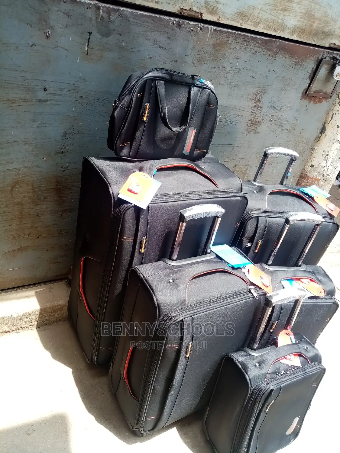 Set of 6 Imported Sensamite Traveling Luggage Boxes