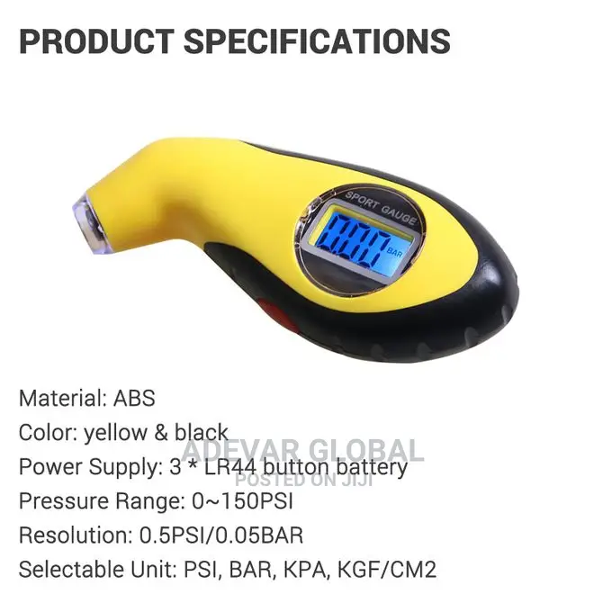 LED Digital Tire Pressure Gauge