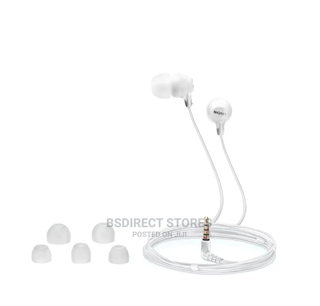 Sony MDR-EX15LPW WHITE Headphones in-Ear Earbuds 1.2 M Wired