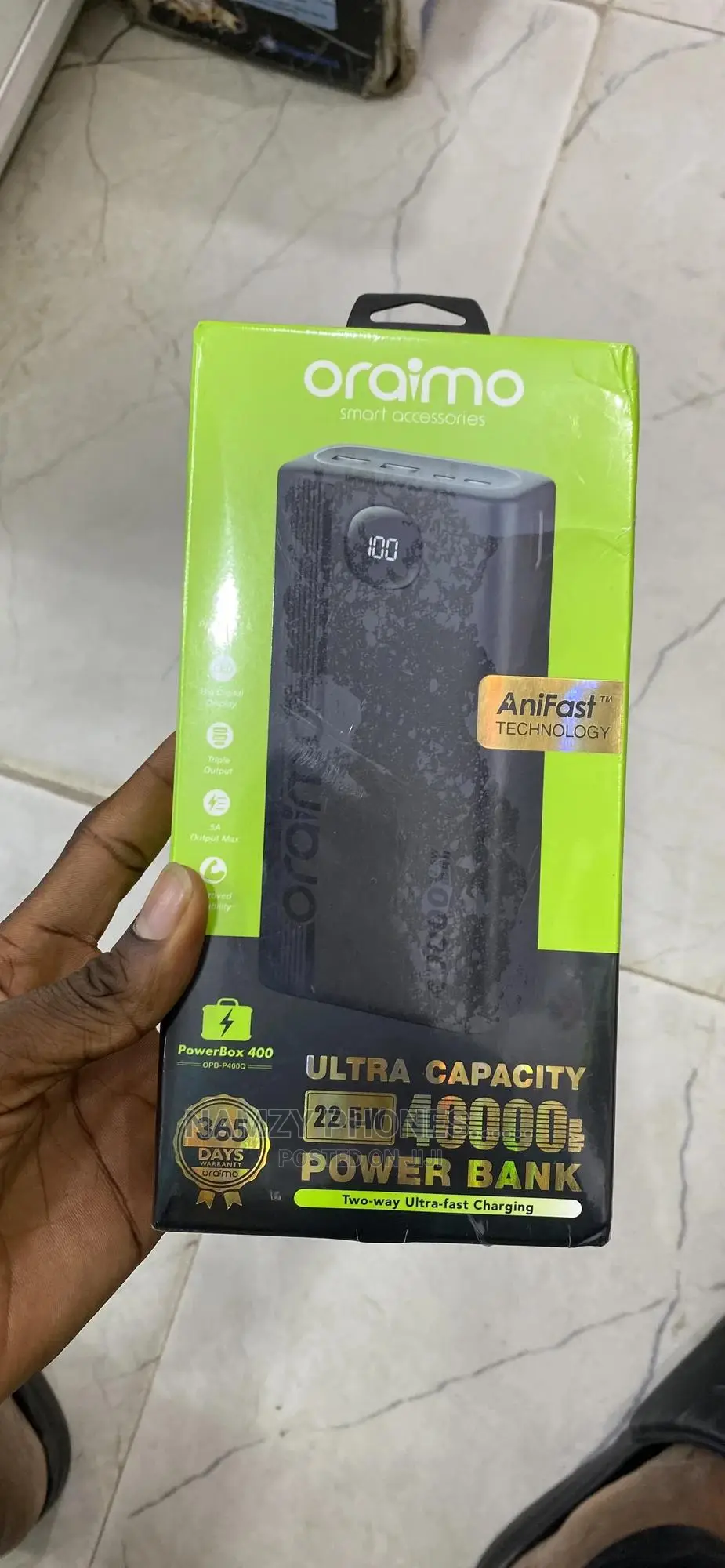 Oraimo Power Bank 40000mah