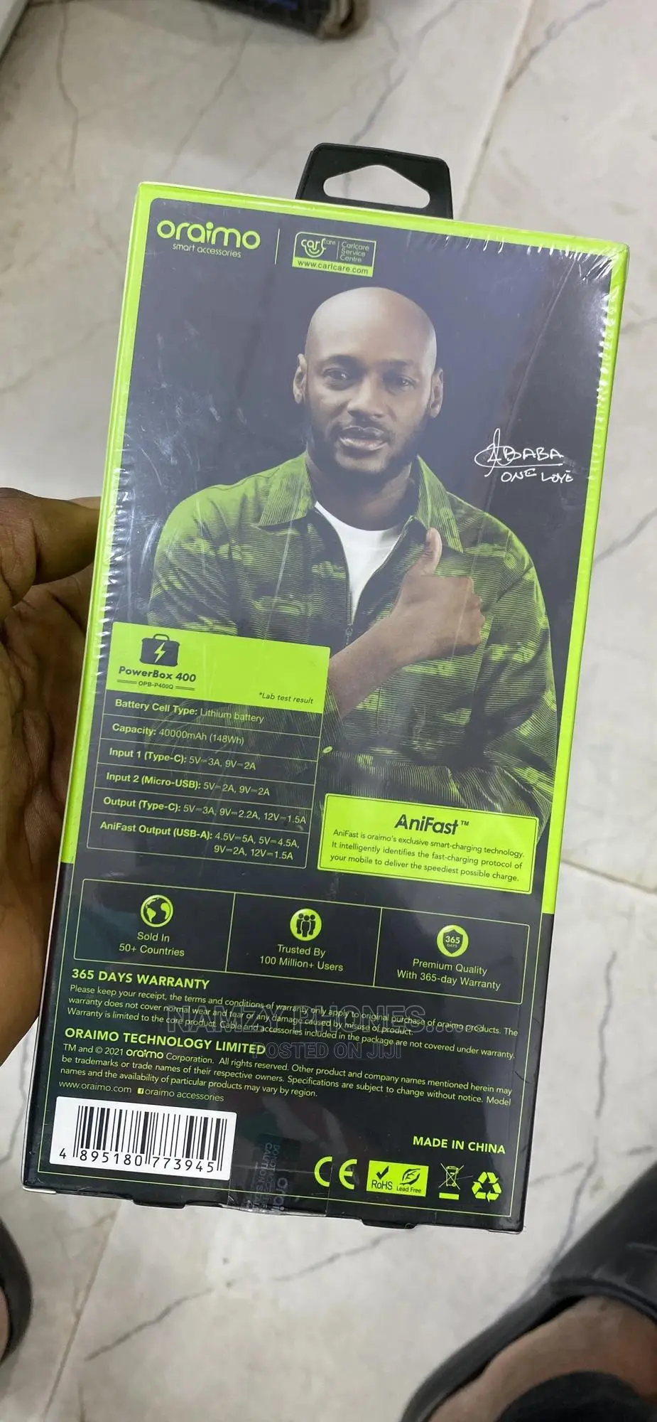 Oraimo Power Bank 40000mah