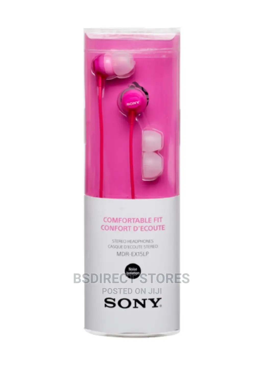 Sony MDR-EX15LP PINK Headphones in-Ear Earbuds, 1.2 M Wired
