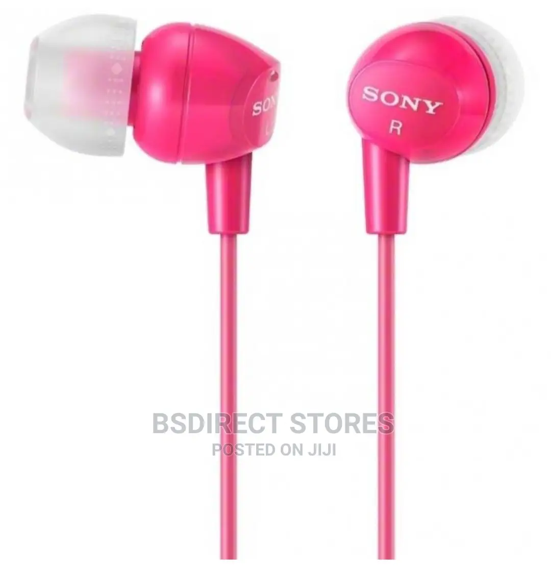 Sony MDR-EX15LP PINK Headphones in-Ear Earbuds, 1.2 M Wired