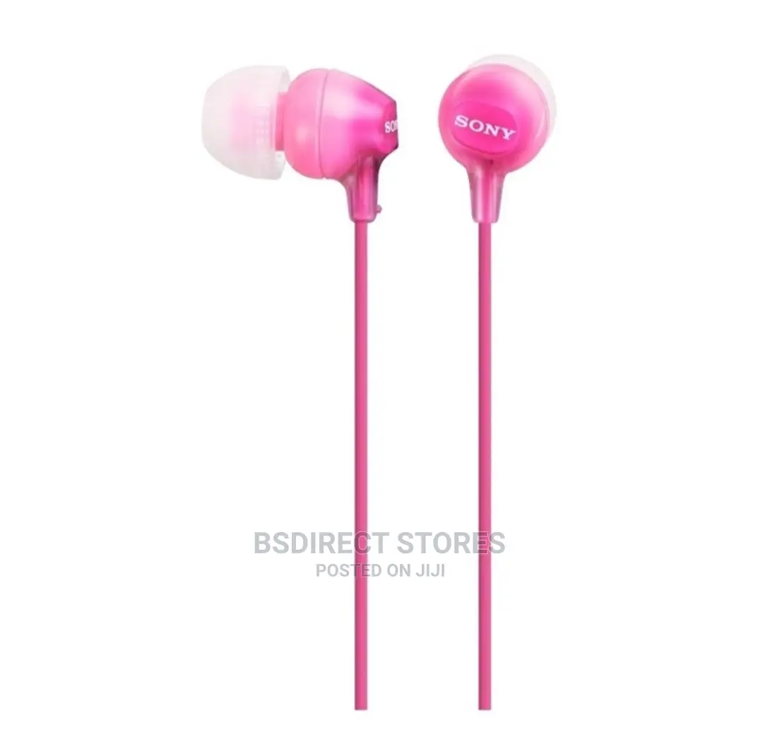 Sony MDR-EX15LP PINK Headphones in-Ear Earbuds, 1.2 M Wired