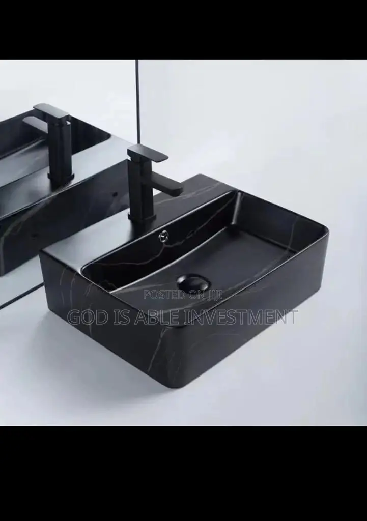 Luxury Black Countertop Basin