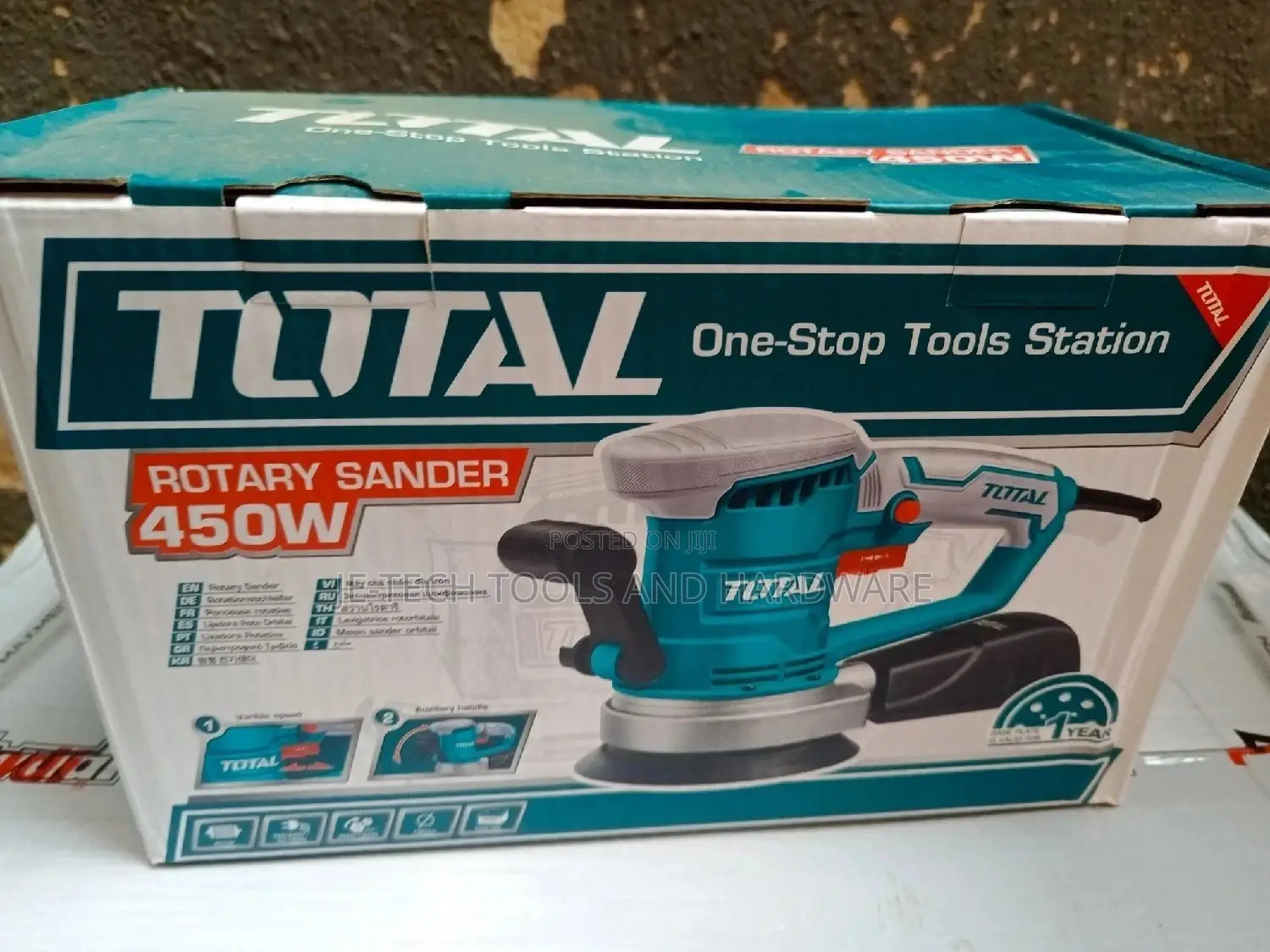 Total Wall Sandpaper Wood Machine - 450w