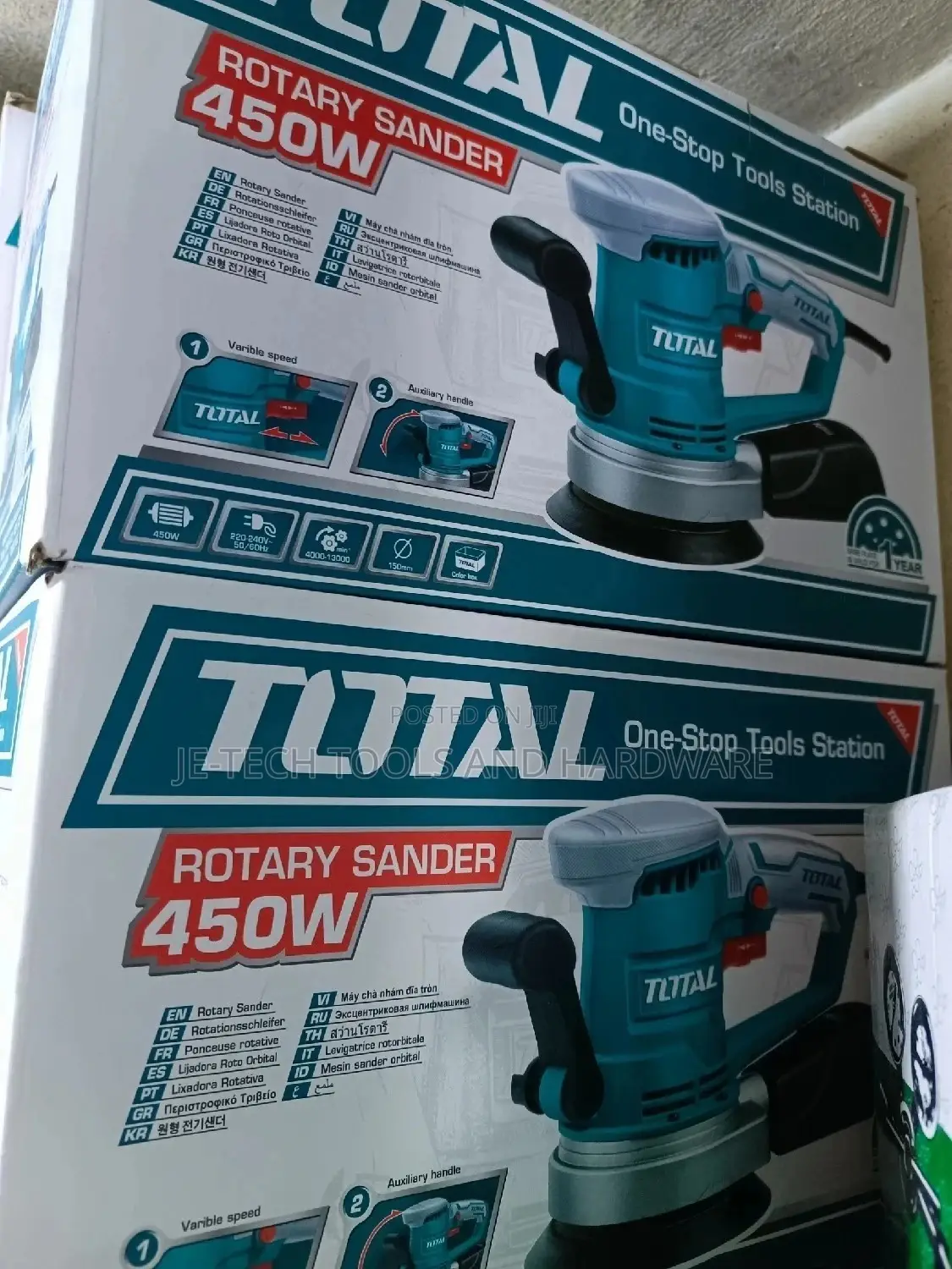 Total Wall Sandpaper Wood Machine - 450w