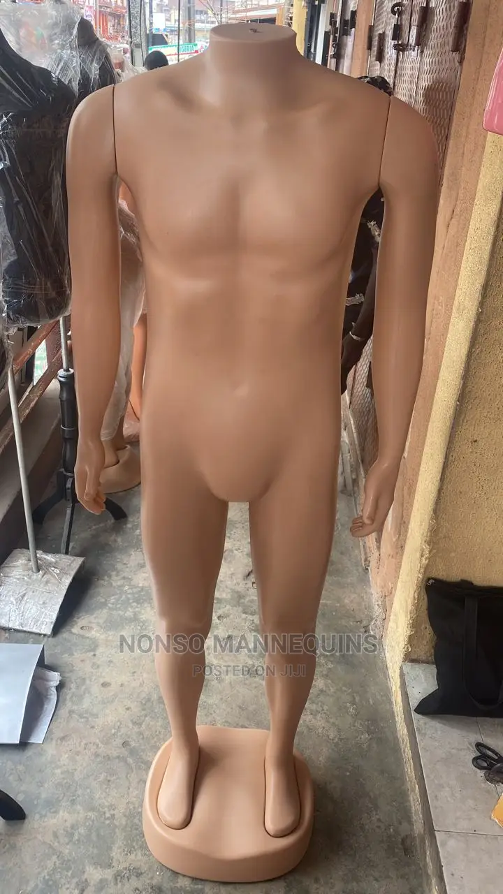 Headless Male Plastic Detachable Hands Mannequin