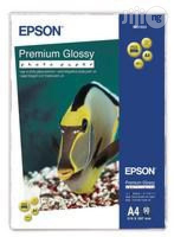 Epson A4 Premium Glossy Photo Paper, 50 Sheets, 255 G/M.