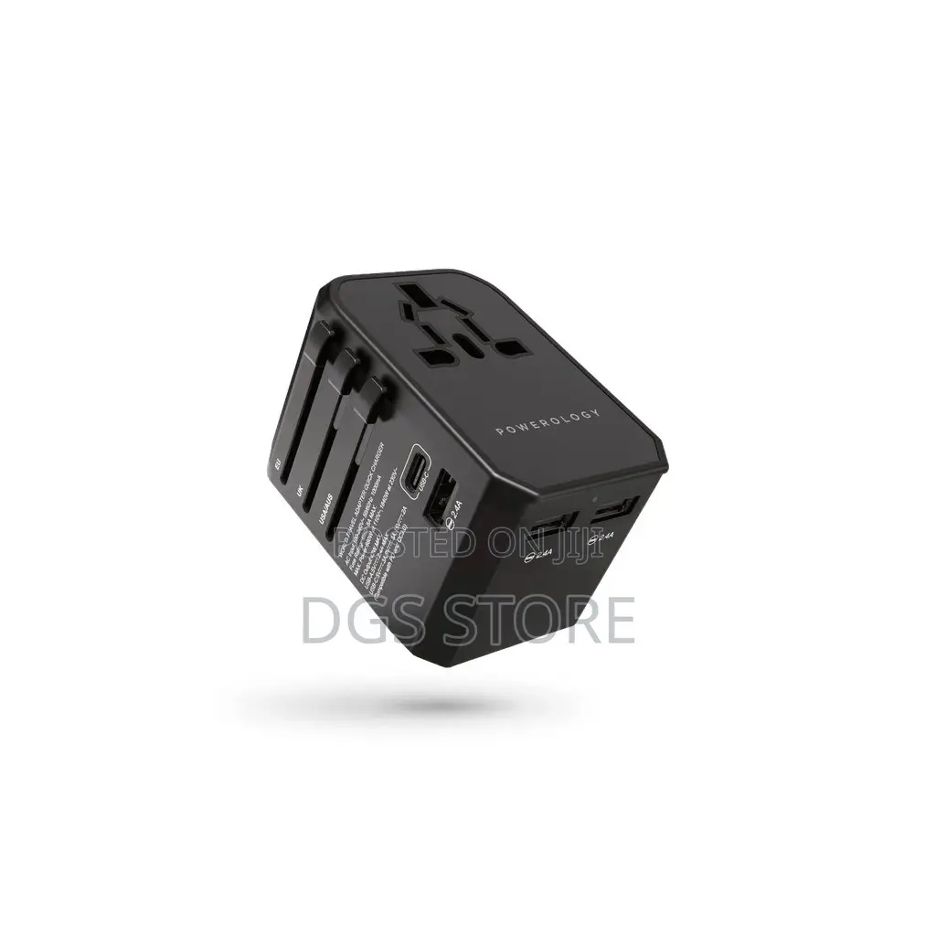 Powerology Universal Multi Port Travel Charger PD 45w