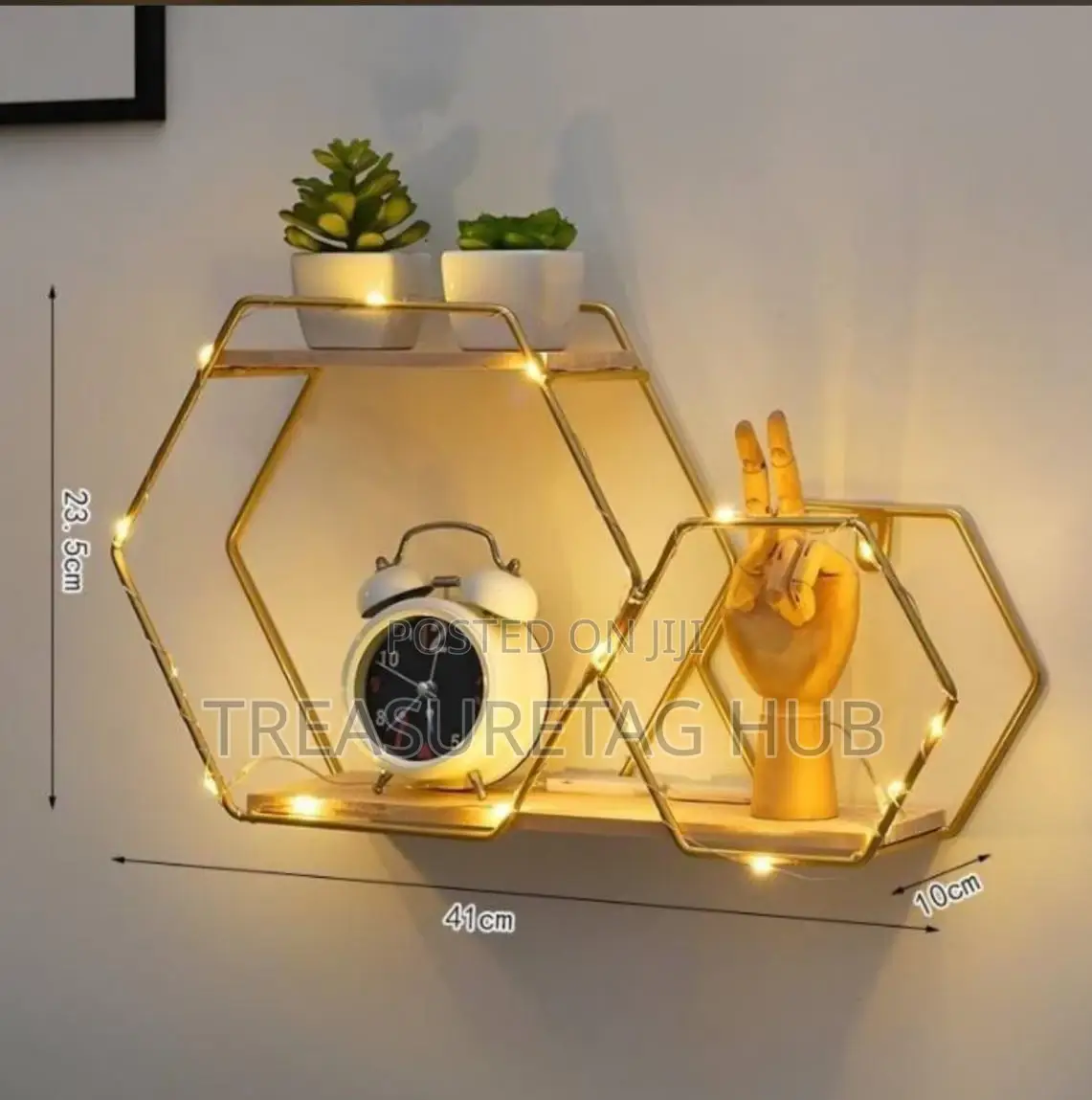 Double Hexagon Shelf