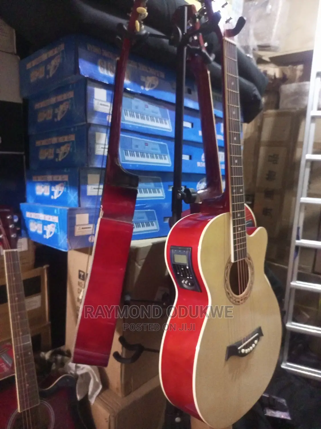 Pro Electro Semi Acoustic Guitar With Bag and Belt