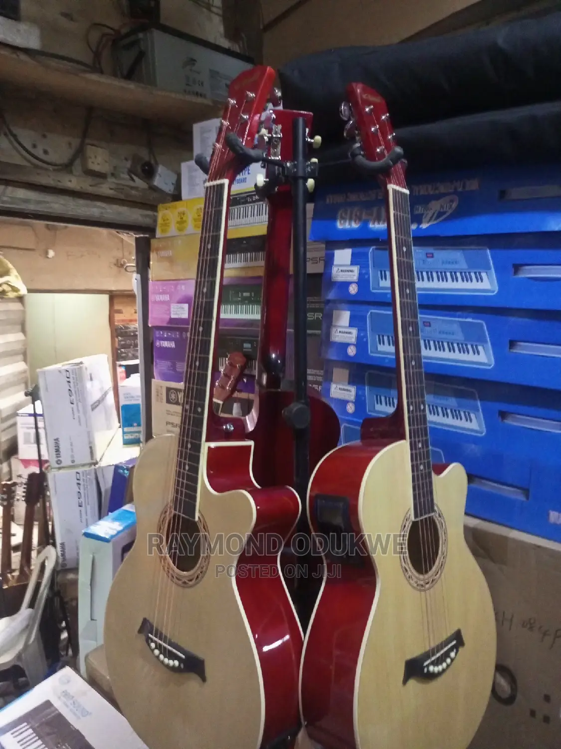 Pro Electro Semi Acoustic Guitar With Bag and Belt
