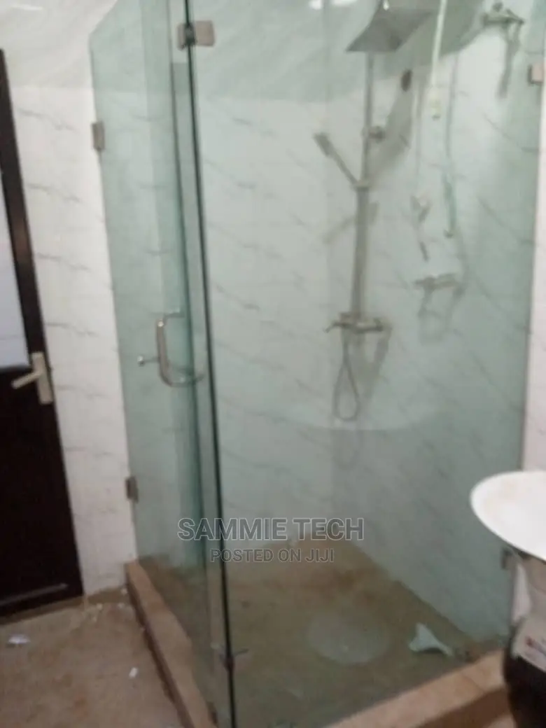 Toilet Cubicle With Hindge Door Open