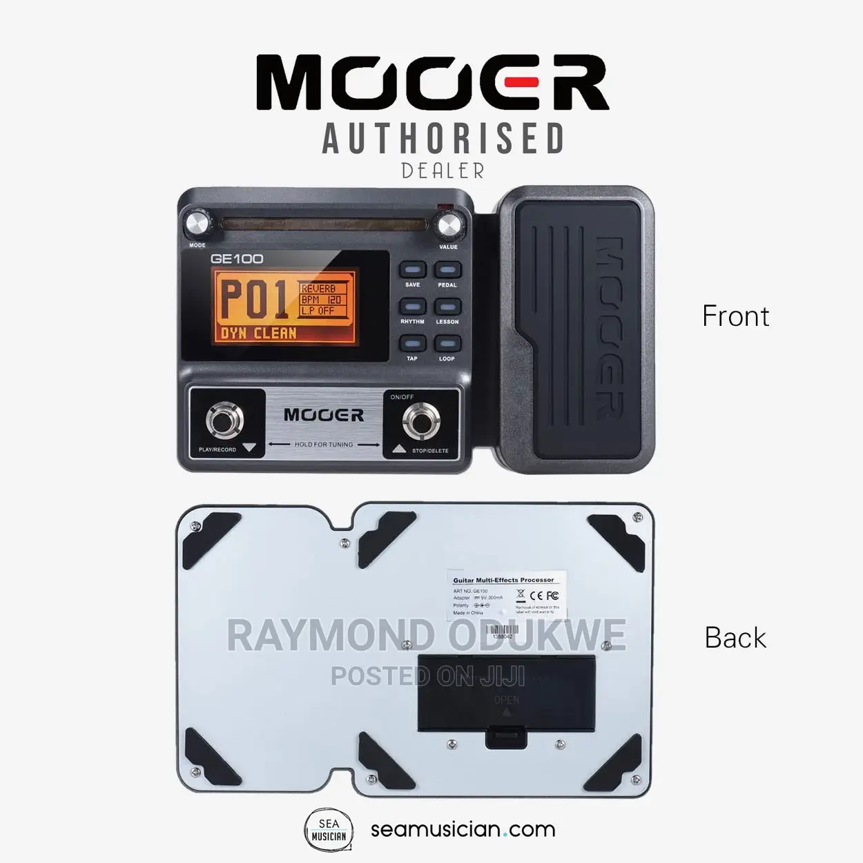 Mooer GE 100 Multi Guitar Effect Pedal
