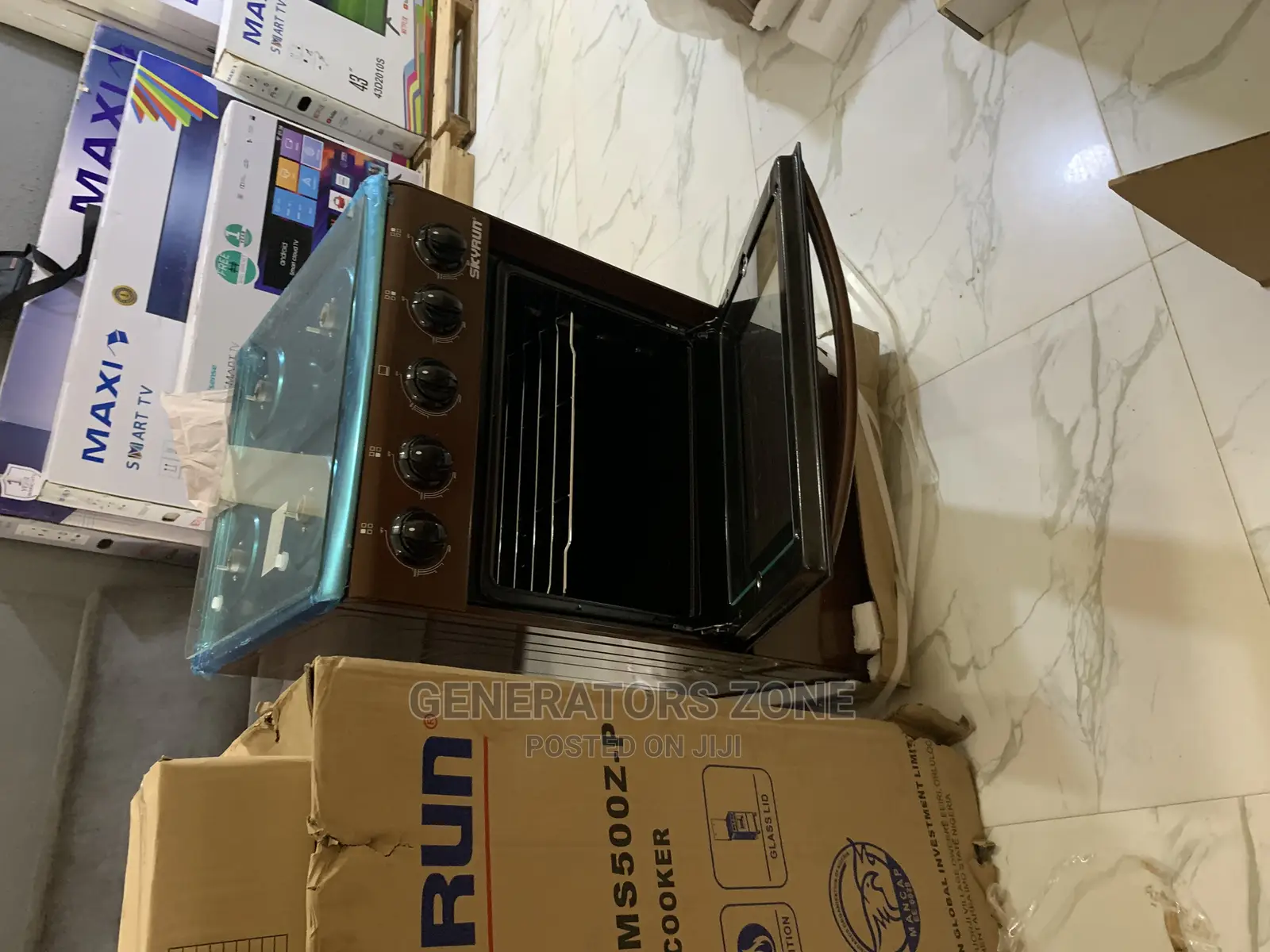 Skyrun 4+O Burner Gas Cooker( Gas Lid+Oven)Gcs-4g/Ms500z-P