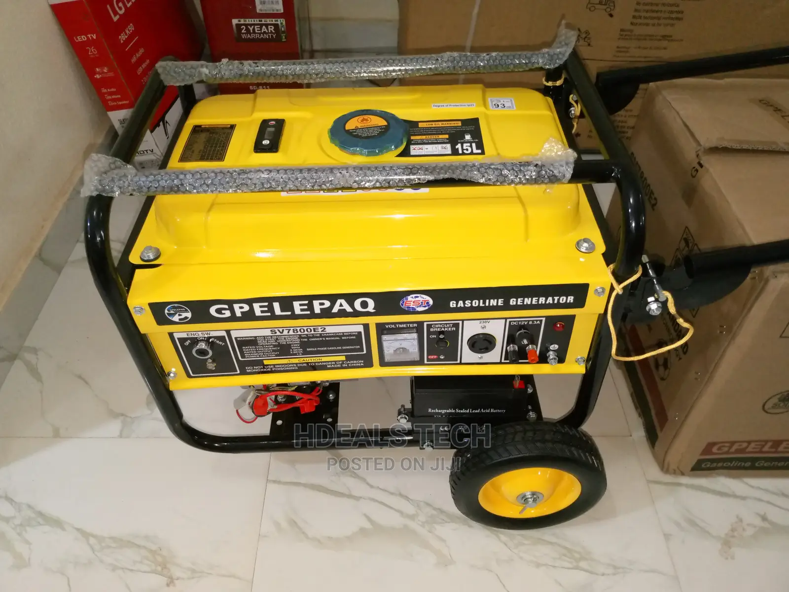 Brand New 5.0KVA Gp-Elepaq Automatic Generator [SV7800E2].