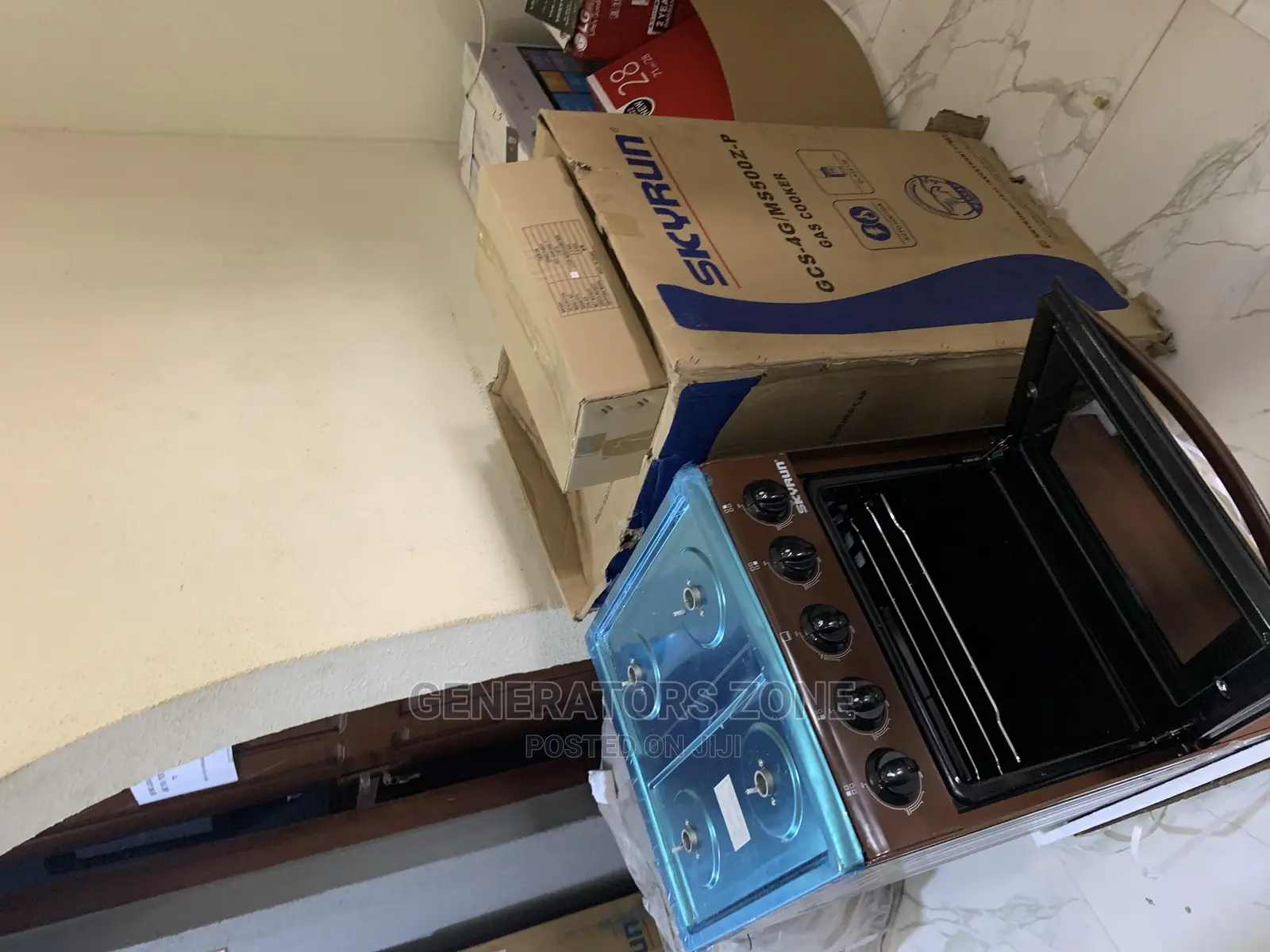 Brand New Auto Ignition 4 Burner Skyrun Gas Cooker+Grill