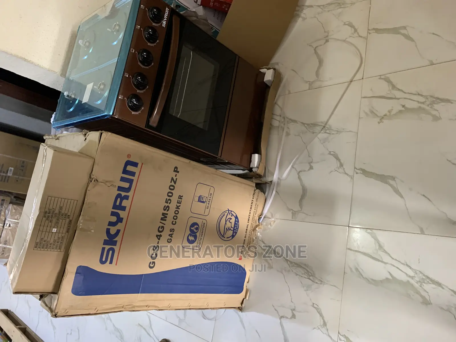 Brand New 4+0 Skyrun Cooker With Oven,Gril-GCS-4g/Ms500z-P