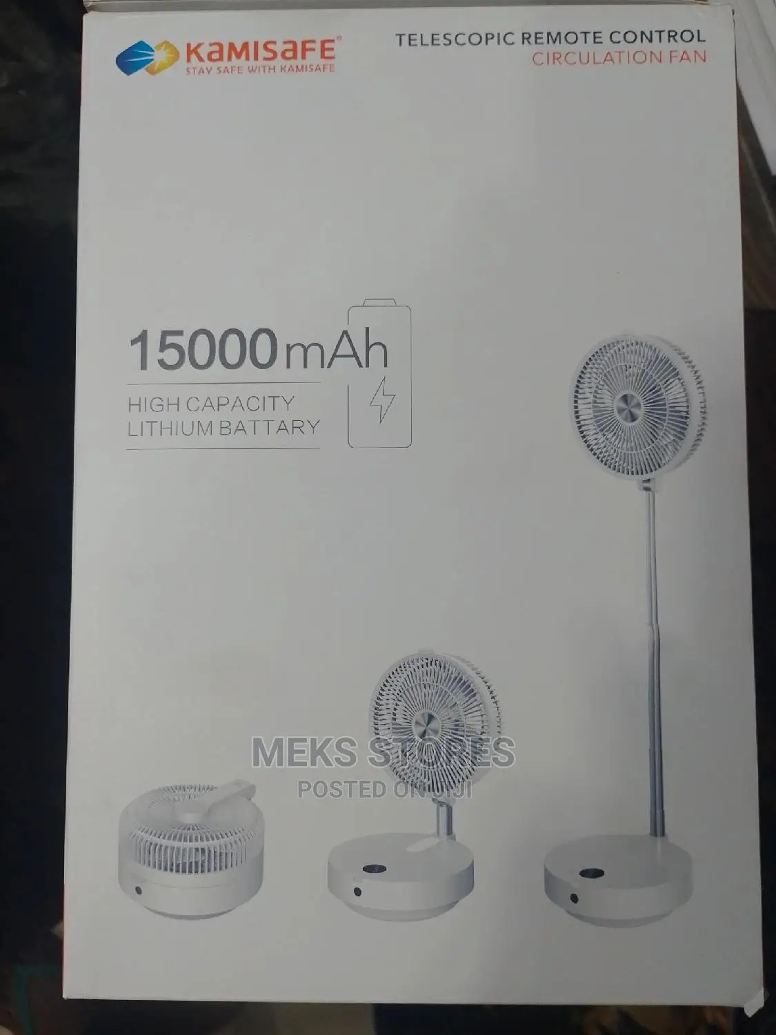 Telescopic Adjustable Kamisafe Fan KM - F0380