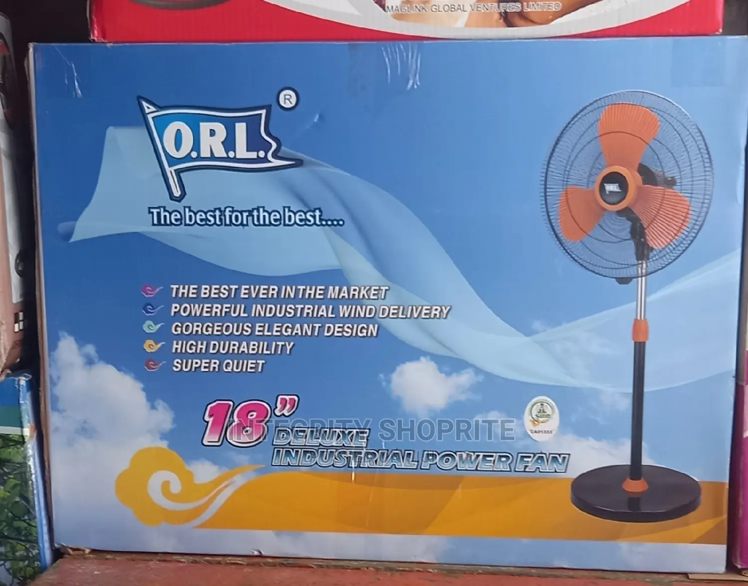 Orl 18" Deluxe Industrial Power Standing Fan