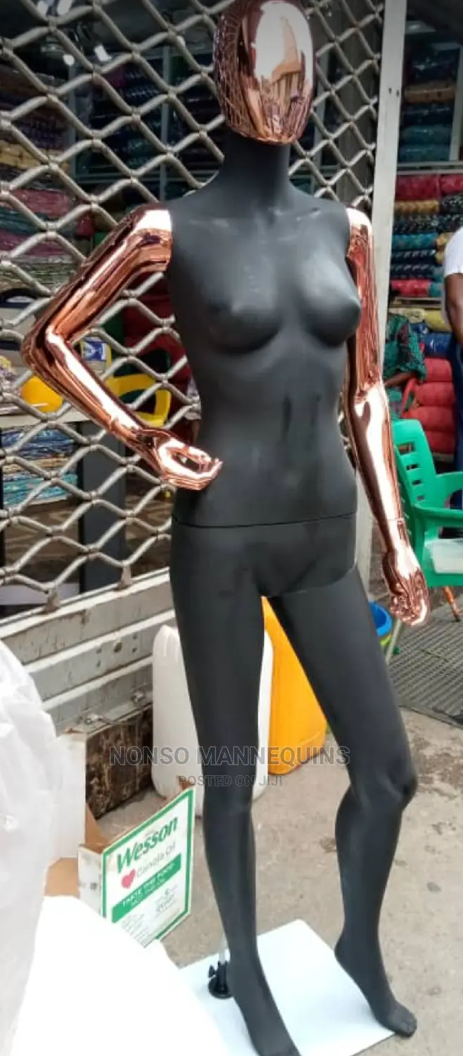 Rose Gold Black Size 8 Faceless Female Mannequin