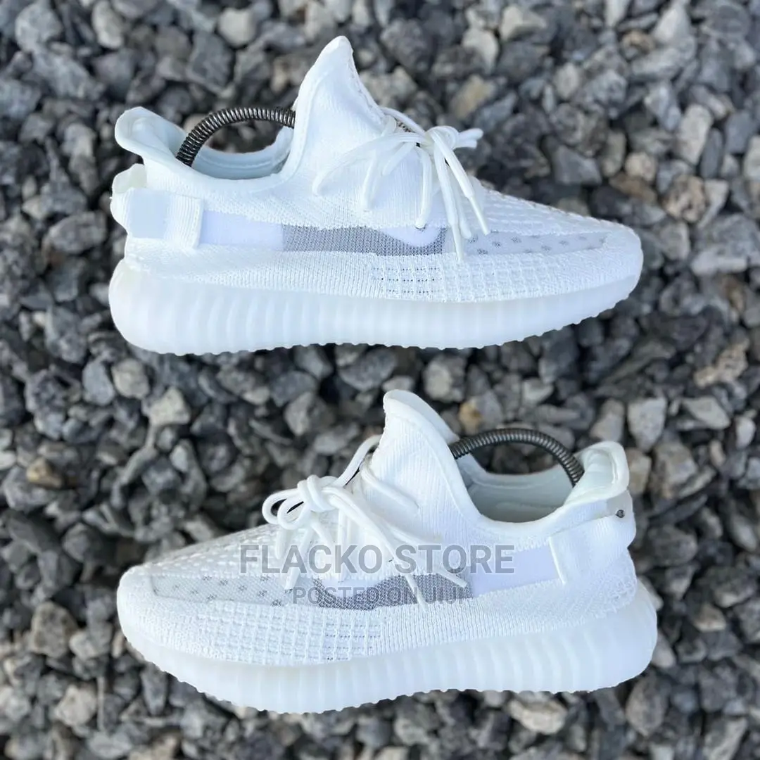 Original Adidas Yeezy Boost 350 Bone Sneakers