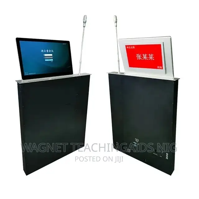 Paperles Conference System With Liftin Monitor Microphone