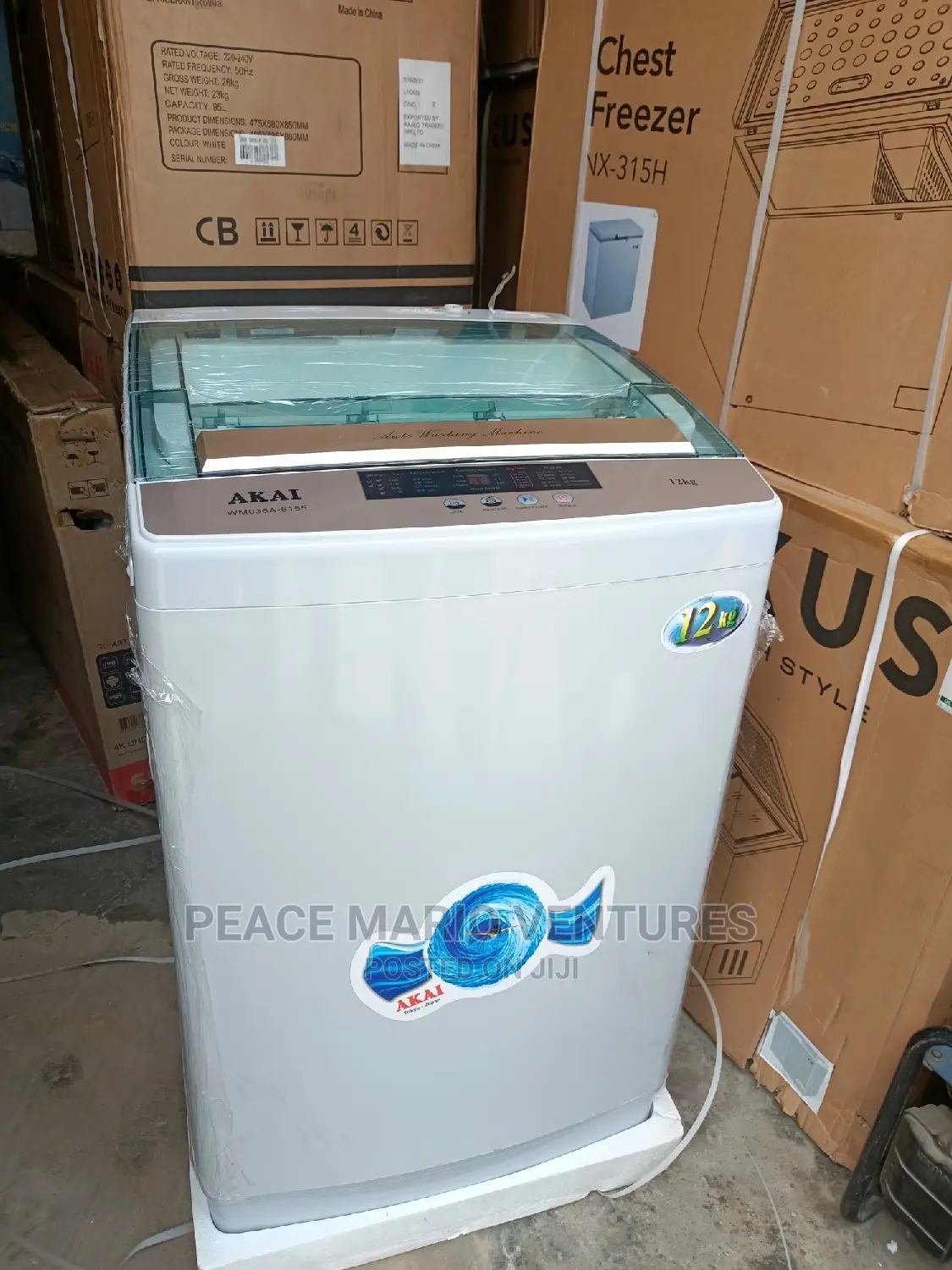 Quality Akai Automatic Washing Machine With 2years Warranty
