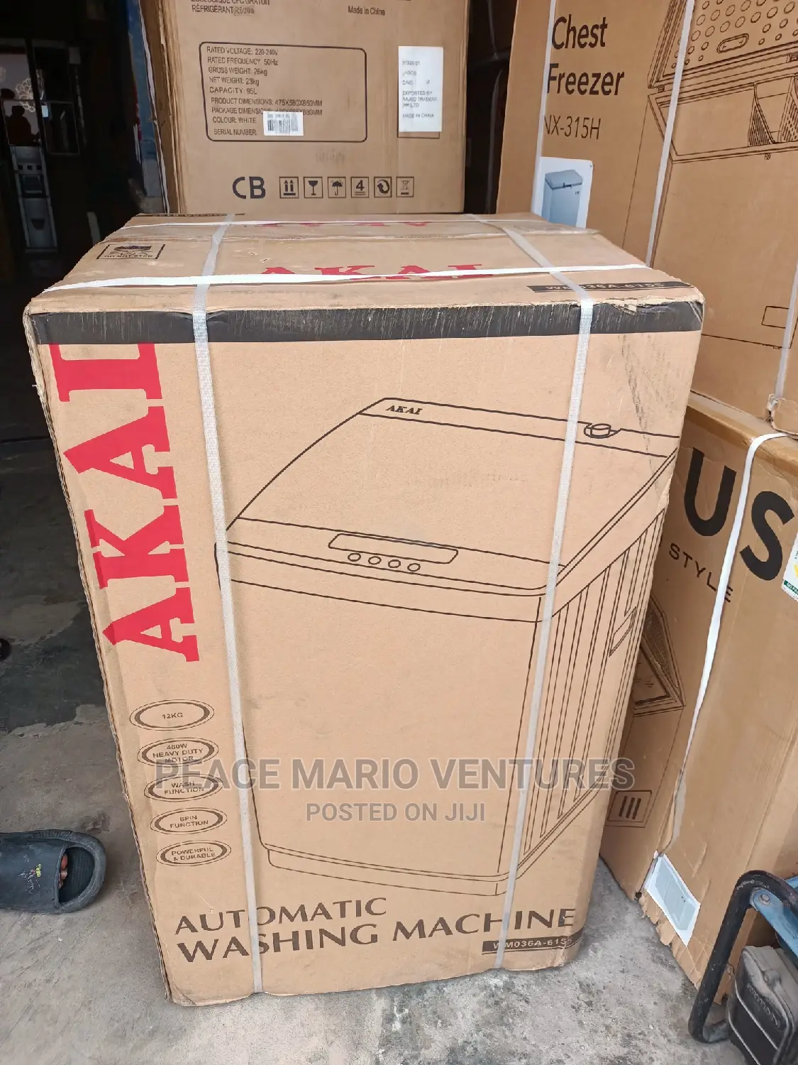 Quality Akai Automatic Washing Machine With 2years Warranty