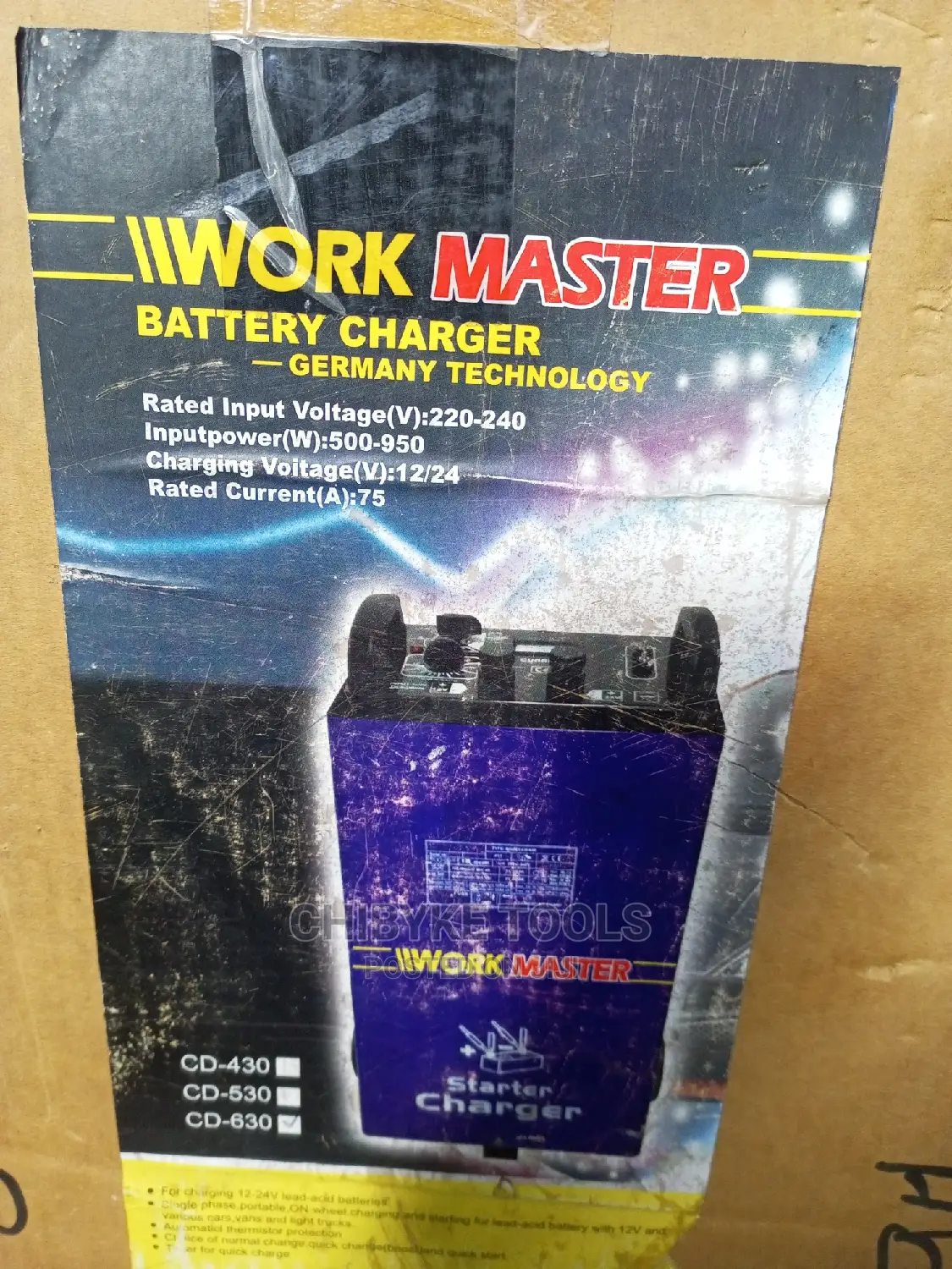 75amp (CB 630)Quality Battery Charger