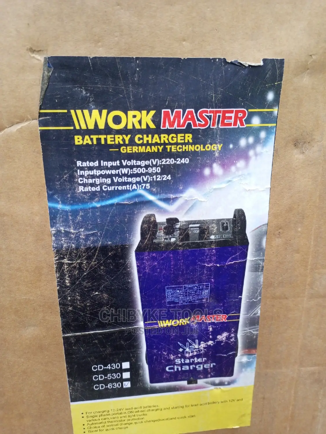 75amp (CB 630)Quality Battery Charger