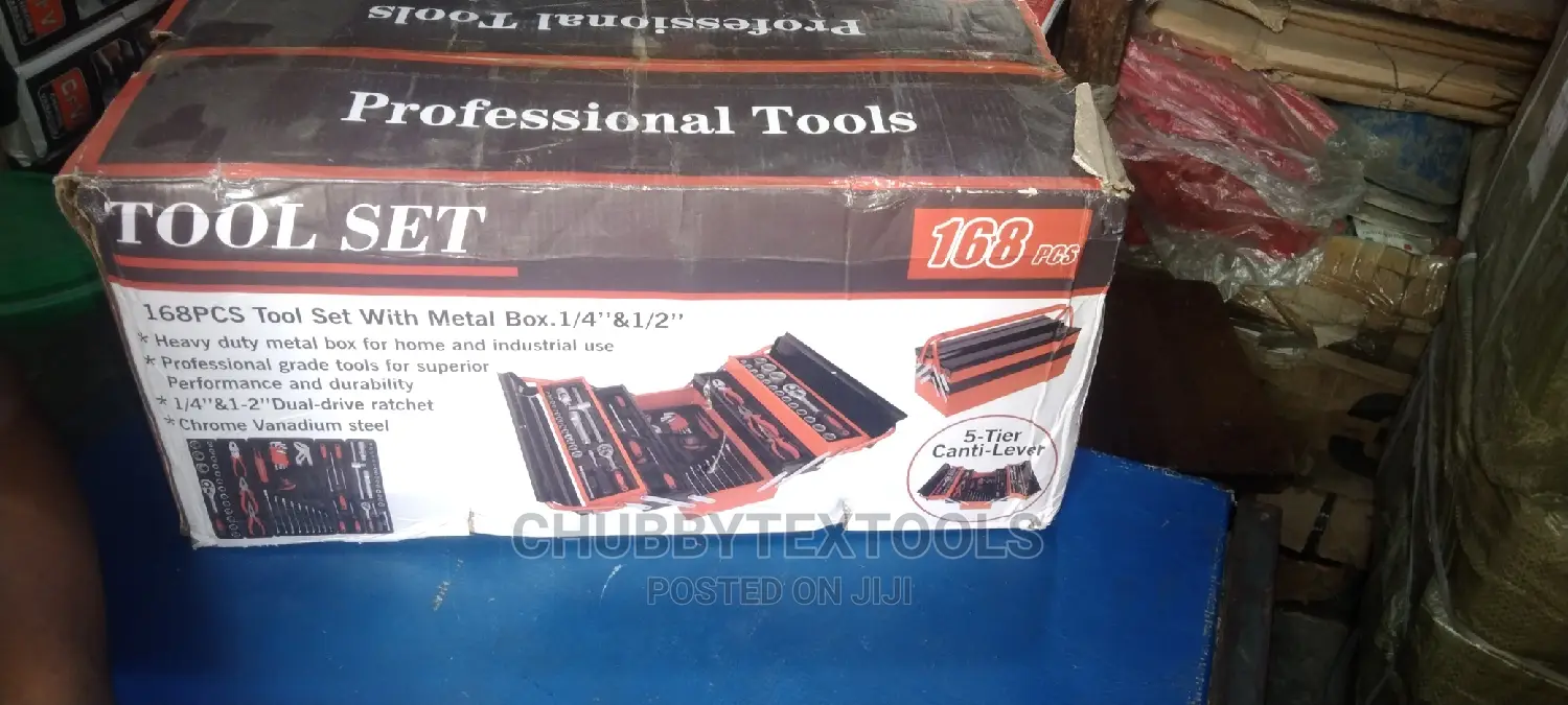 168pcs Mechanical Engineering Tools Box