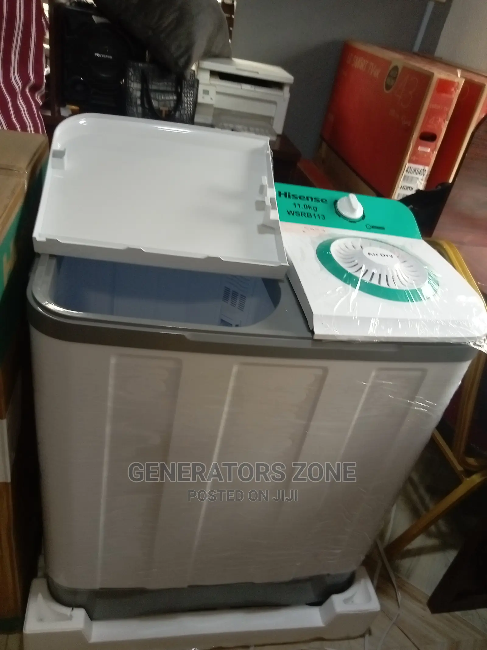 Hisense 11kg Washing Machine(White)-Brand New| Wsrb113