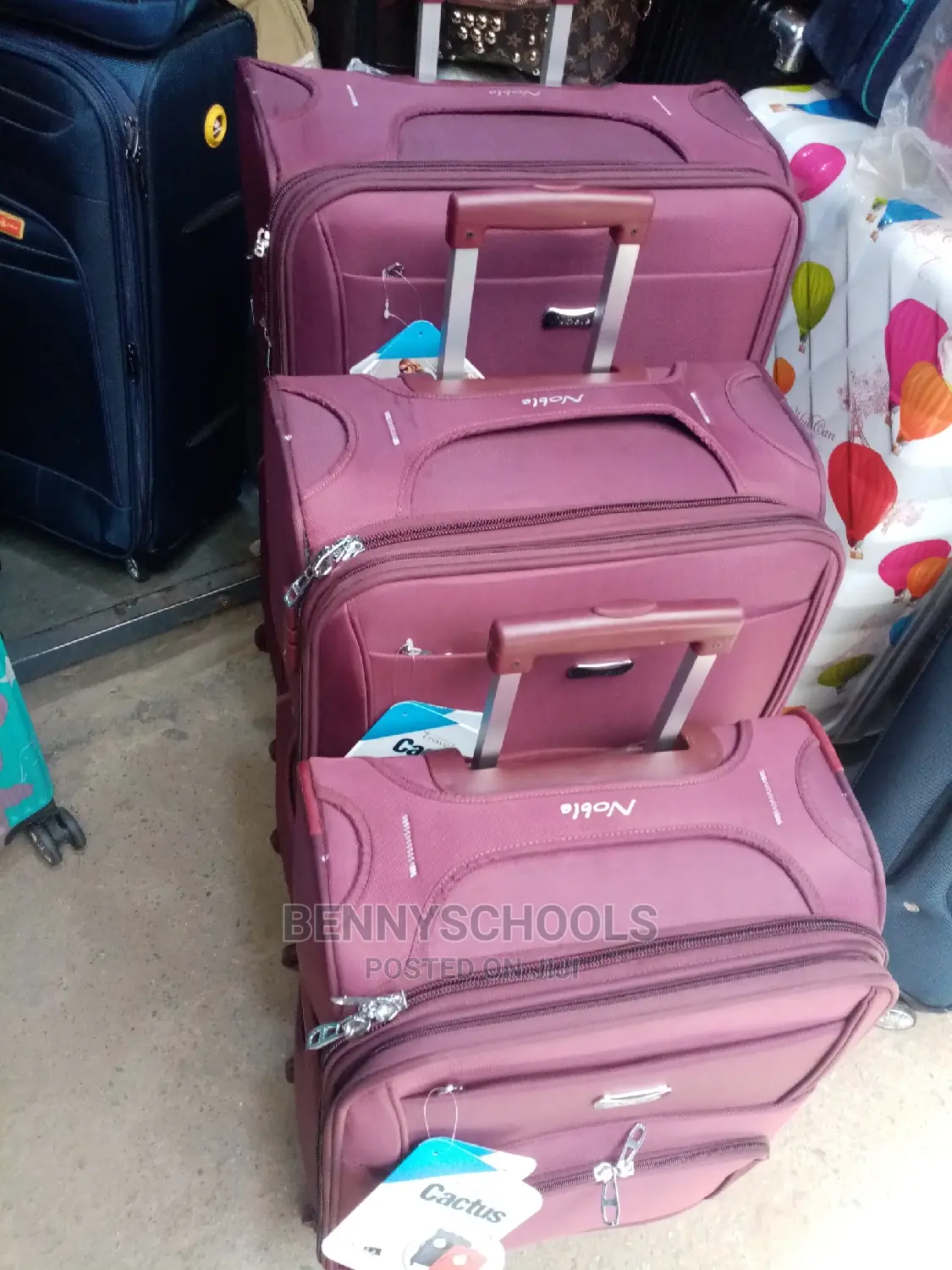 Set of 3 Imported Traveling Luggage Boxes