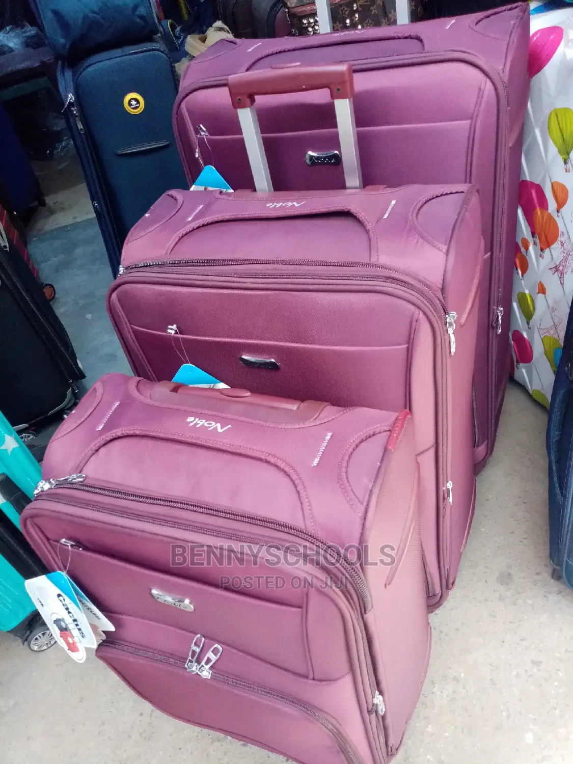 Set of 3 Imported Traveling Luggage Boxes
