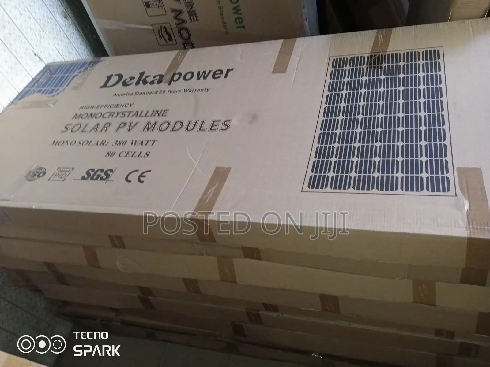 Deka 380W 36V Solar Mono Panels