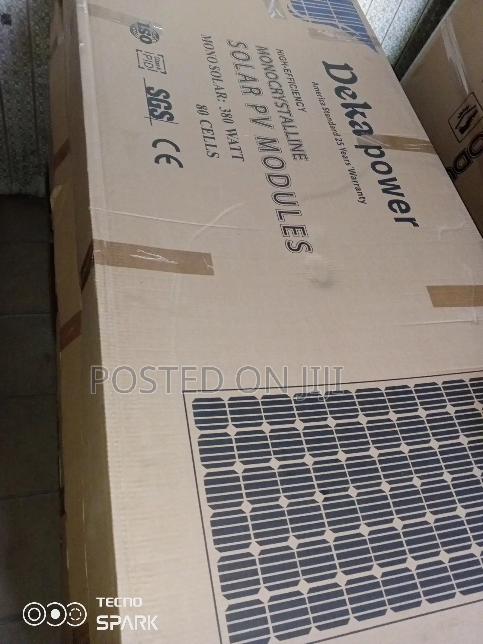 Deka 380W 36V Solar Mono Panels