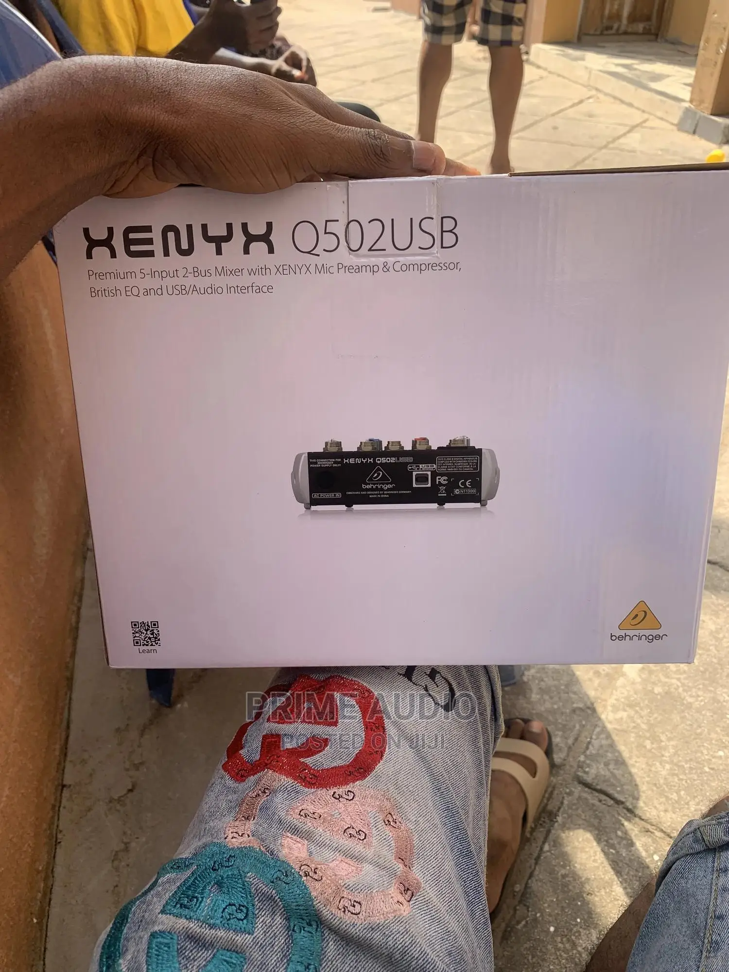 Behringer Xenxy Q502usb 5 Channel Mixer With Recording